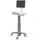 Ergotron C50-3500-0 Light-Duty CareFit Slim 2.0 LCD Medical Cart, No Drawer
