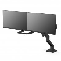 Ergotron 45-476-224 HX Desk Mount Dual Monitor Arm (matte black)