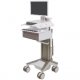 Ergotron C52-22B1-1 CareFit Pro Electric Lift Cart, LiFe Powered with 1 Tall Drawer