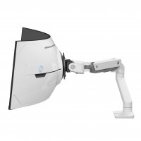 Ergotron 45-693-216 HX Desk Curved Monitor Arm with VHD Pivot (white)