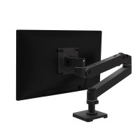 Ergotron 45-682-292 LX Pro Desk Mount Single Monitor Arm (black)