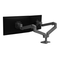 Ergotron 45-686-293 LX Pro Dual Monitor Side-by-Side Arm (dark grey)