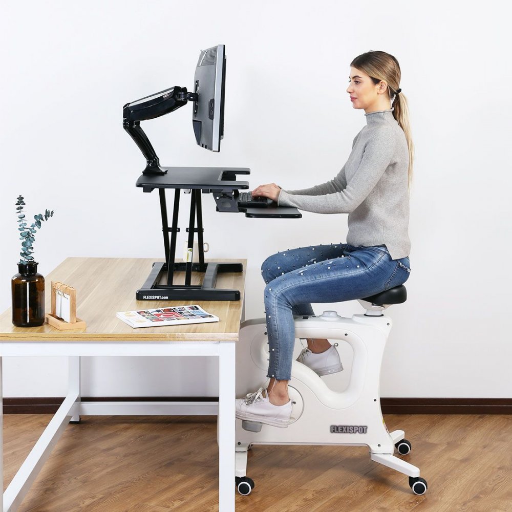 flexispot height adjustable standing desk converter