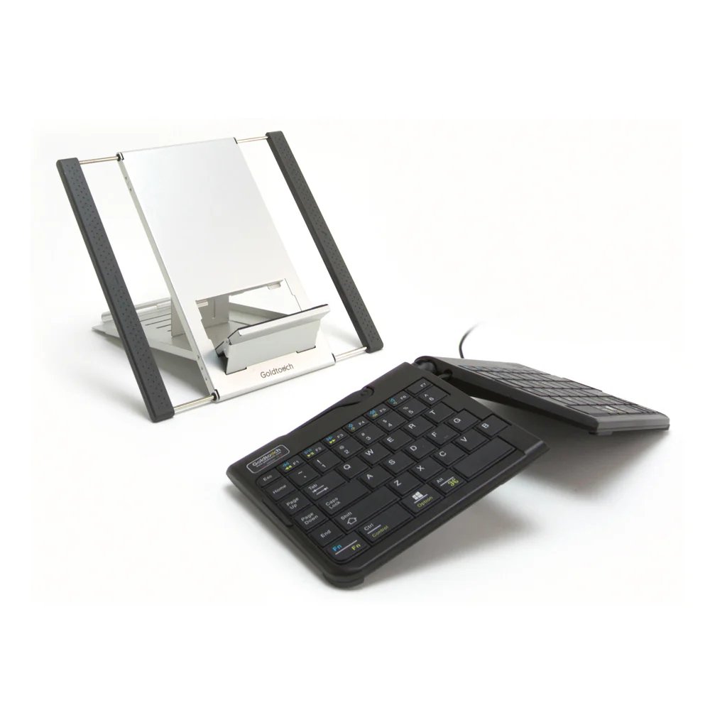 Goldtouch GTLS-0099 Go2 Mobile Keyboard & Notebook Stand Bundle