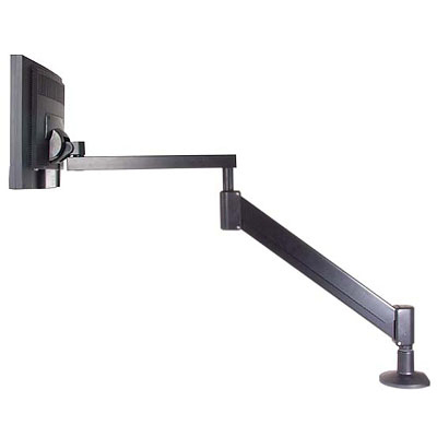 long reach desk mount monitor arm