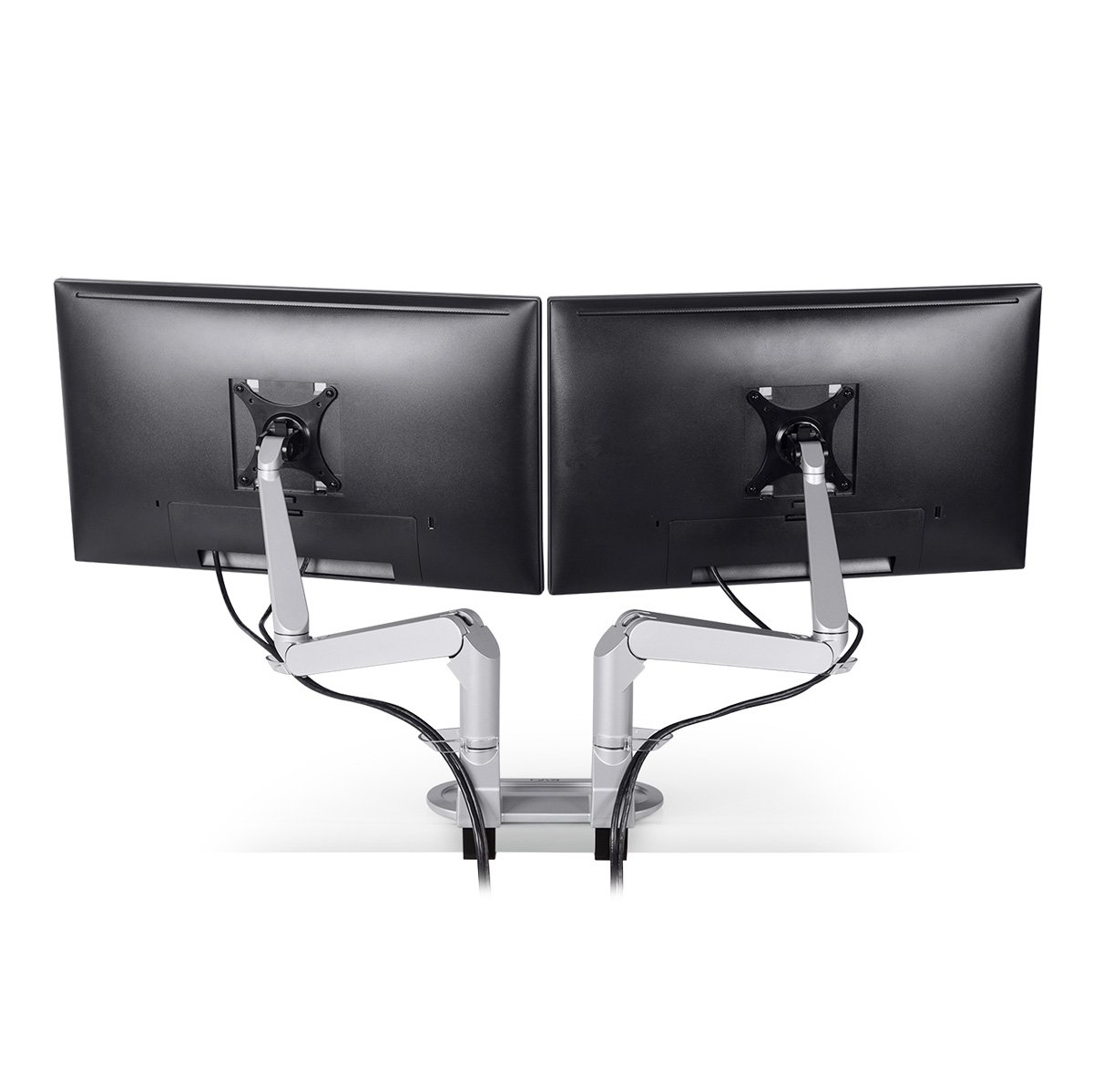 Dual EVO® stylish, modern, space saving dual monitor arm