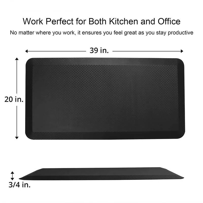 Anti Fatigue Floor Mats,Perfect Kitchen Mat, Standing Desk Mat