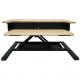 Luxor CVTR-PRO-XX Two-Tier Pneumatic Standing Desk Converter 