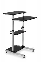 Mount IT! Height Adjustable Rolling Stand Up Desk - MI-7940