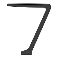 Office Master AR82-BLK Black Powdercoated Reverse Cantilever Arm