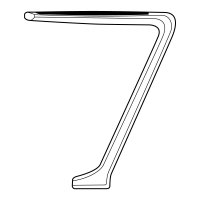 Office Master AR82-PLH (OM Seating) Reverse Cantilever Arm Polished Aluminum