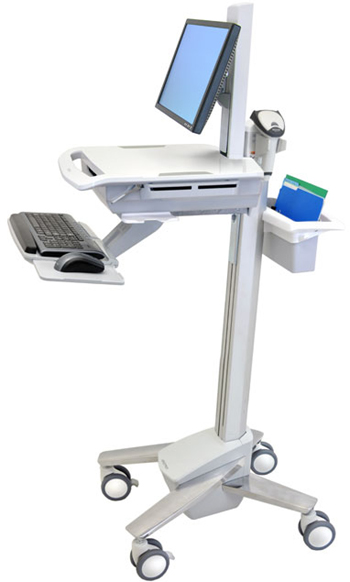 Ergotron SV41-41021 StyleView EMR Computer Cart with LCD Monitor Pivot ...