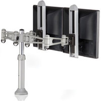 Humanscale M7 Dual LCD Monitor Arm for Desk Mount or Wall Mount