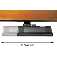 Humanscale LS Lateral Slider Mechanism Accessory, Keyboard Tray