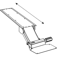 Humanscale RT11 - 11" Replacement Track with Hardware Pack 