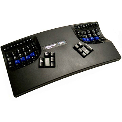 Kinesis KB500USB-blk Advantage USB Contoured Keyboard, Mac